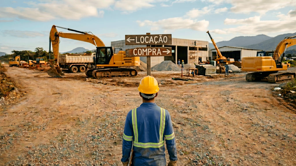Gestão de canteiro de obras focada na locação de equipamentos civis e ferramentas de alto rendimento